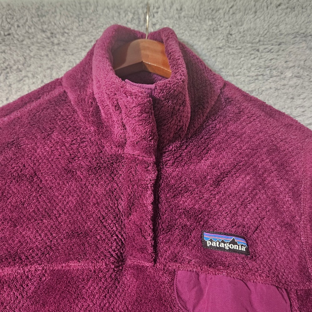 Patagonia Women's Re-Tool Snap-T Pullover Ikat Purple Size Medium 25442 Polartec